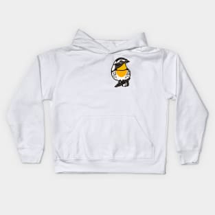 Yellow-Throated Warbler Graphic Kids Hoodie